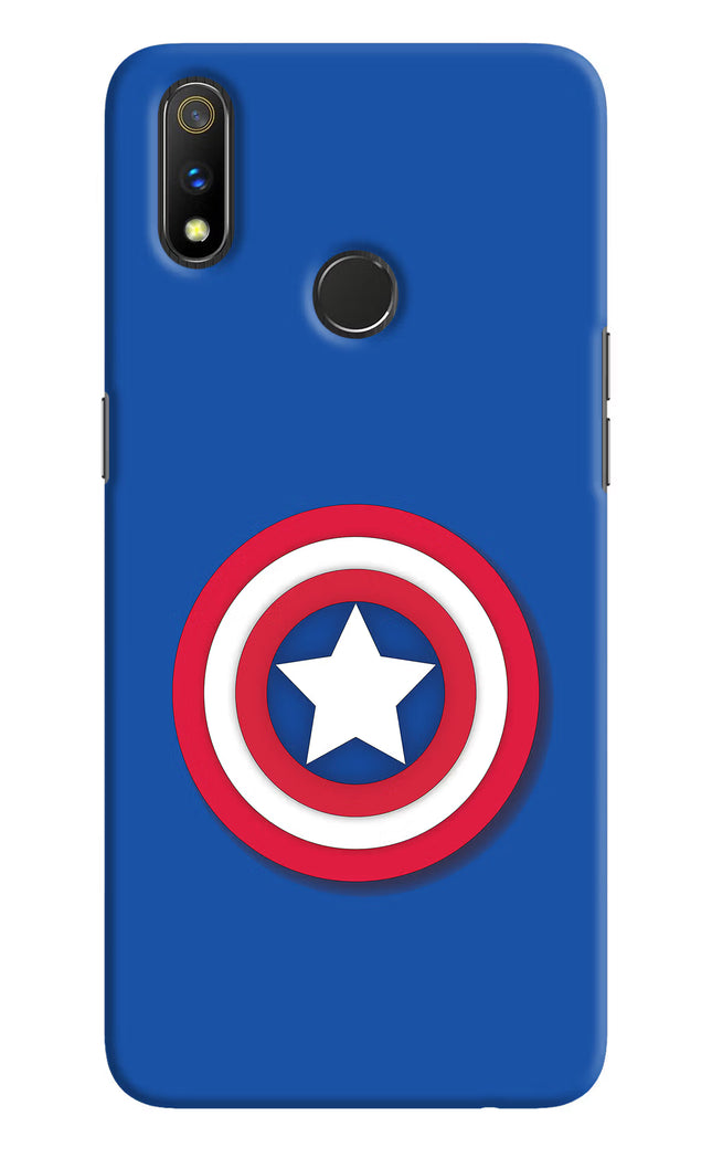 Shield Realme 3 Pro Hard Case Back Cover by Casekaro