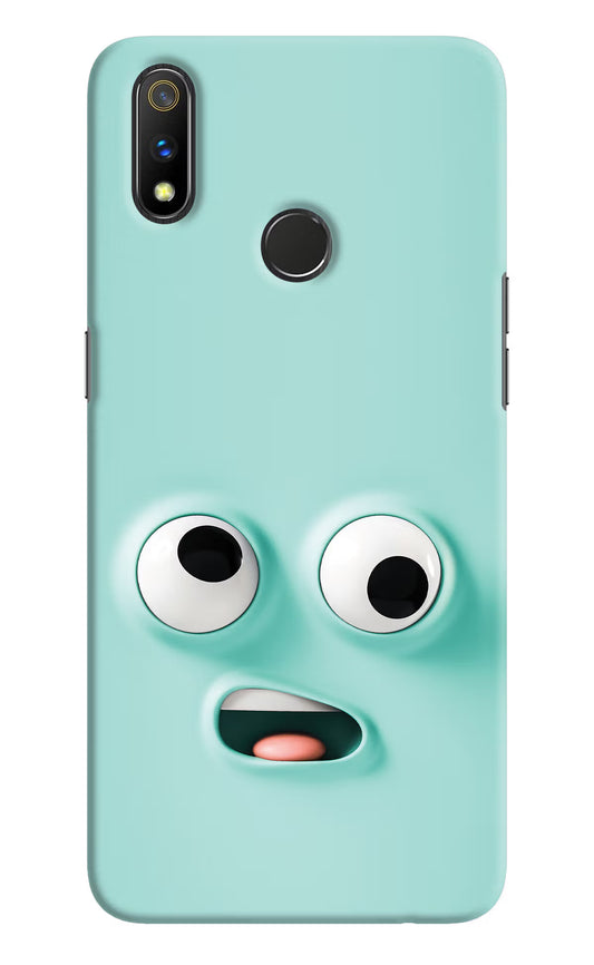 Funny Cartoon Realme 3 Pro Hard Case Back Cover by Casekaro