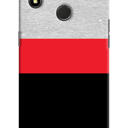 Tri Color Pattern Realme 3 Pro Hard Case Back Cover by Casekaro