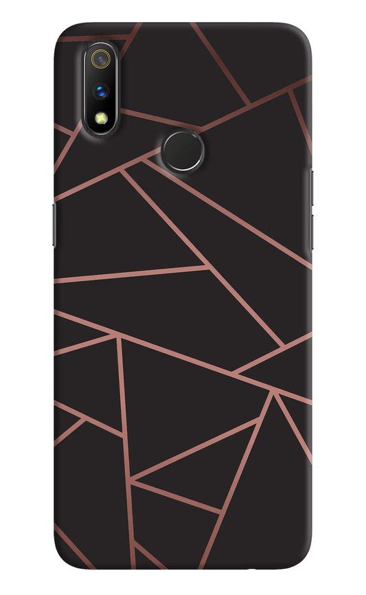Geometric Pattern Realme 3 Pro Hard Case Back Cover by Casekaro
