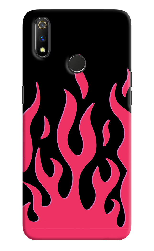 Fire Flames Realme 3 Pro Hard Case Back Cover by Casekaro