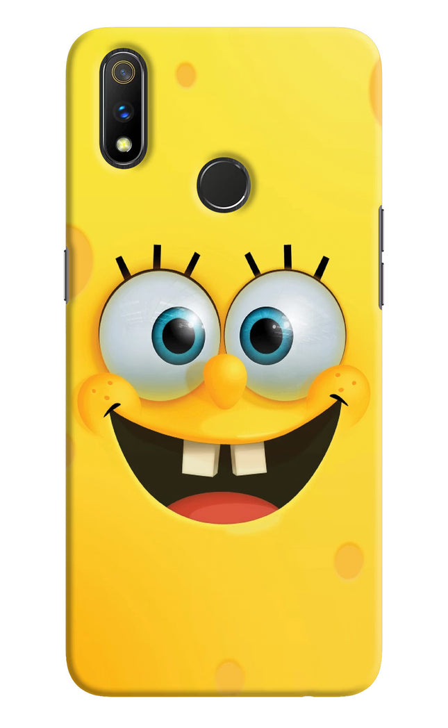 Sponge 1 Realme 3 Pro Hard Case Back Cover by Casekaro