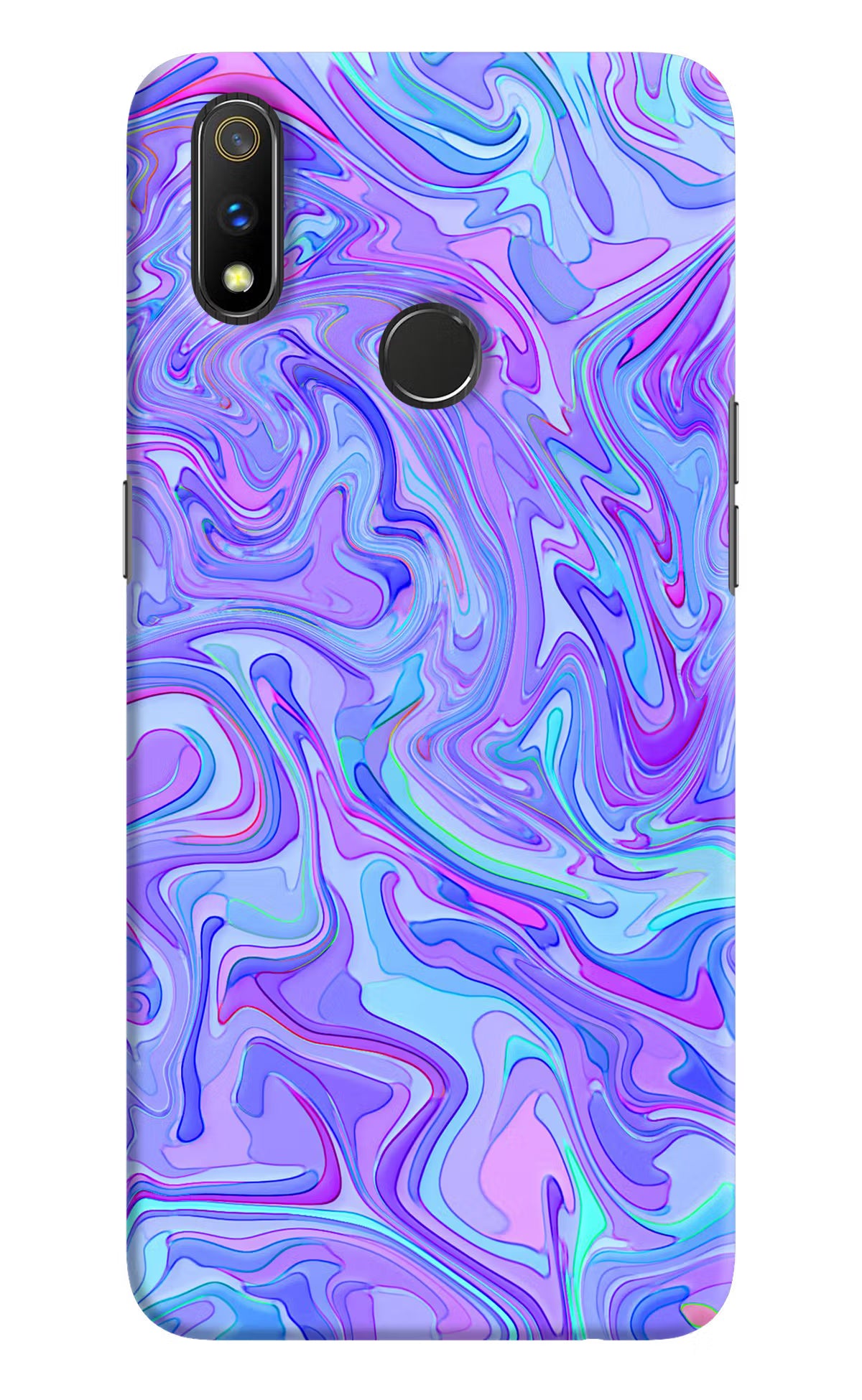 Glitter Realme 3 Pro Hard Case Back Cover by Casekaro