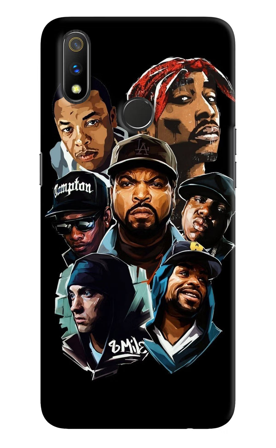 Rappers Realme 3 Pro Back Cover, Hard case