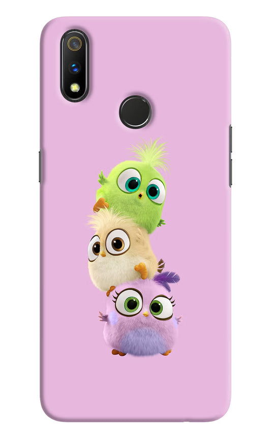 Cute Little Birds Realme 3 Pro Hard Case Back Cover by Casekaro