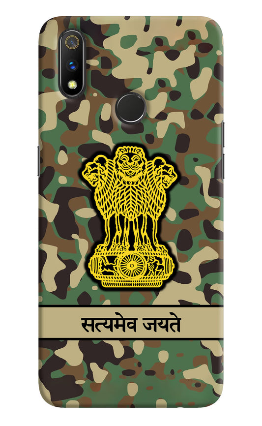 Satyamev Jayate Army Realme 3 Pro Hard Case Back Cover by Casekaro
