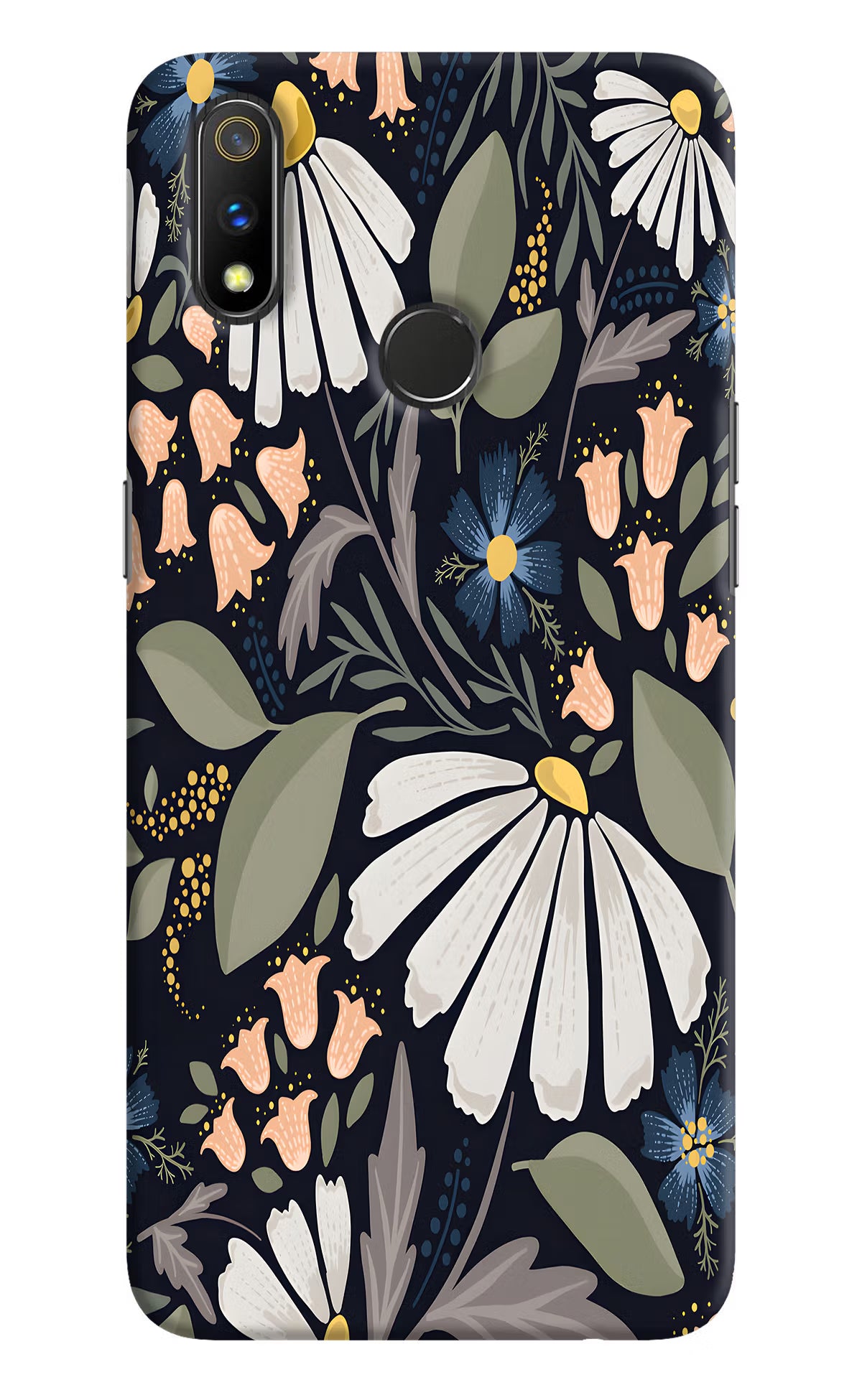 Flowers Art Realme 3 Pro Hard Case Back Cover by Casekaro