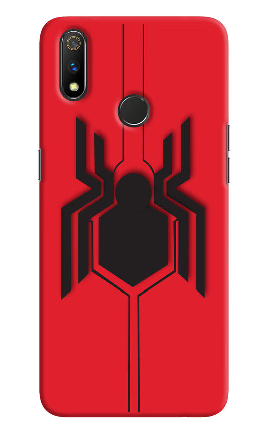 Spider Realme 3 Pro Hard Case Back Cover by Casekaro