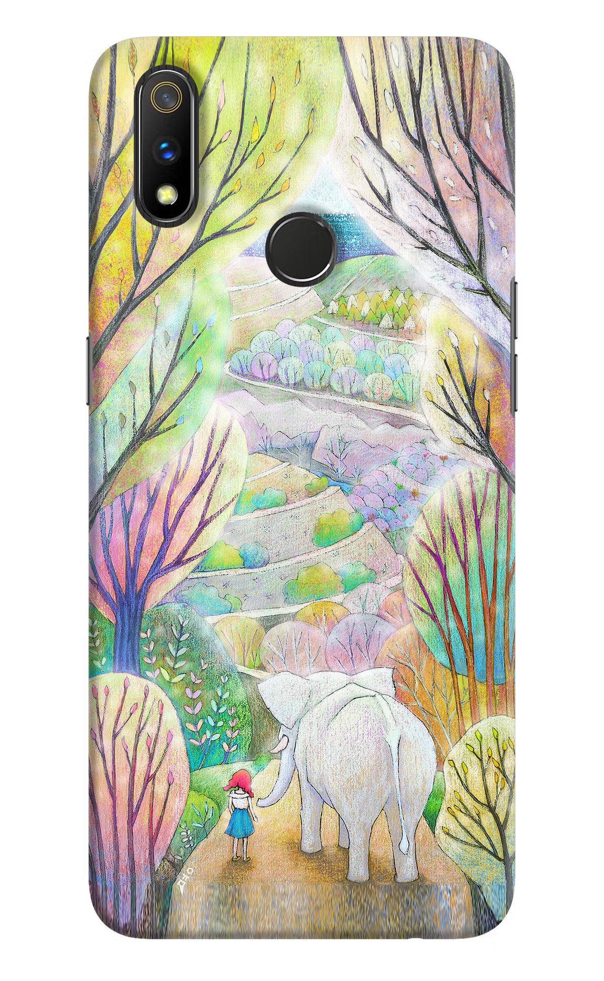 Nature Painting Realme 3 Pro Hard Case Back Cover by Casekaro