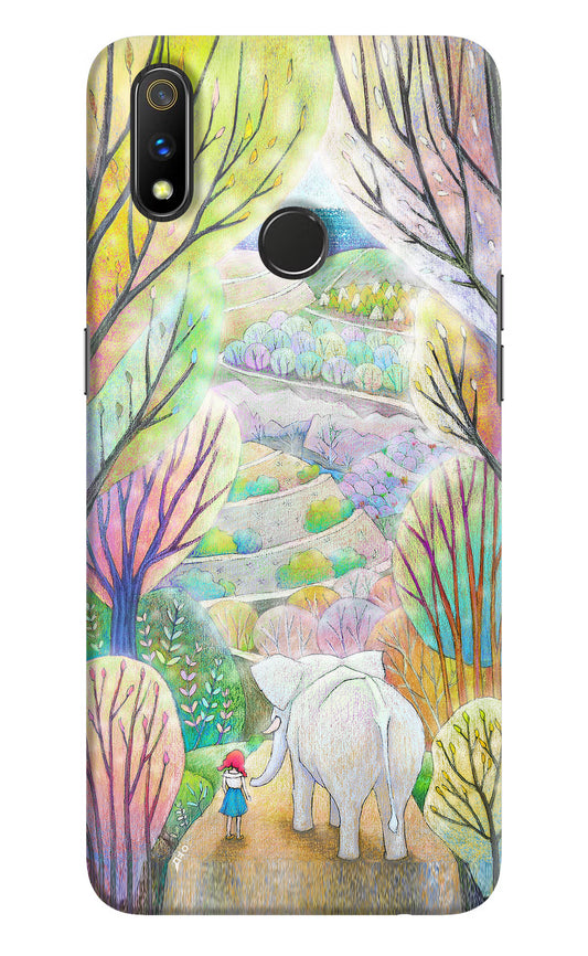 Nature Painting Realme 3 Pro Hard Case Back Cover by Casekaro