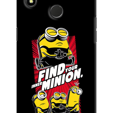 Find your inner Minion Realme 3 Pro Hard Case Back Cover by Casekaro