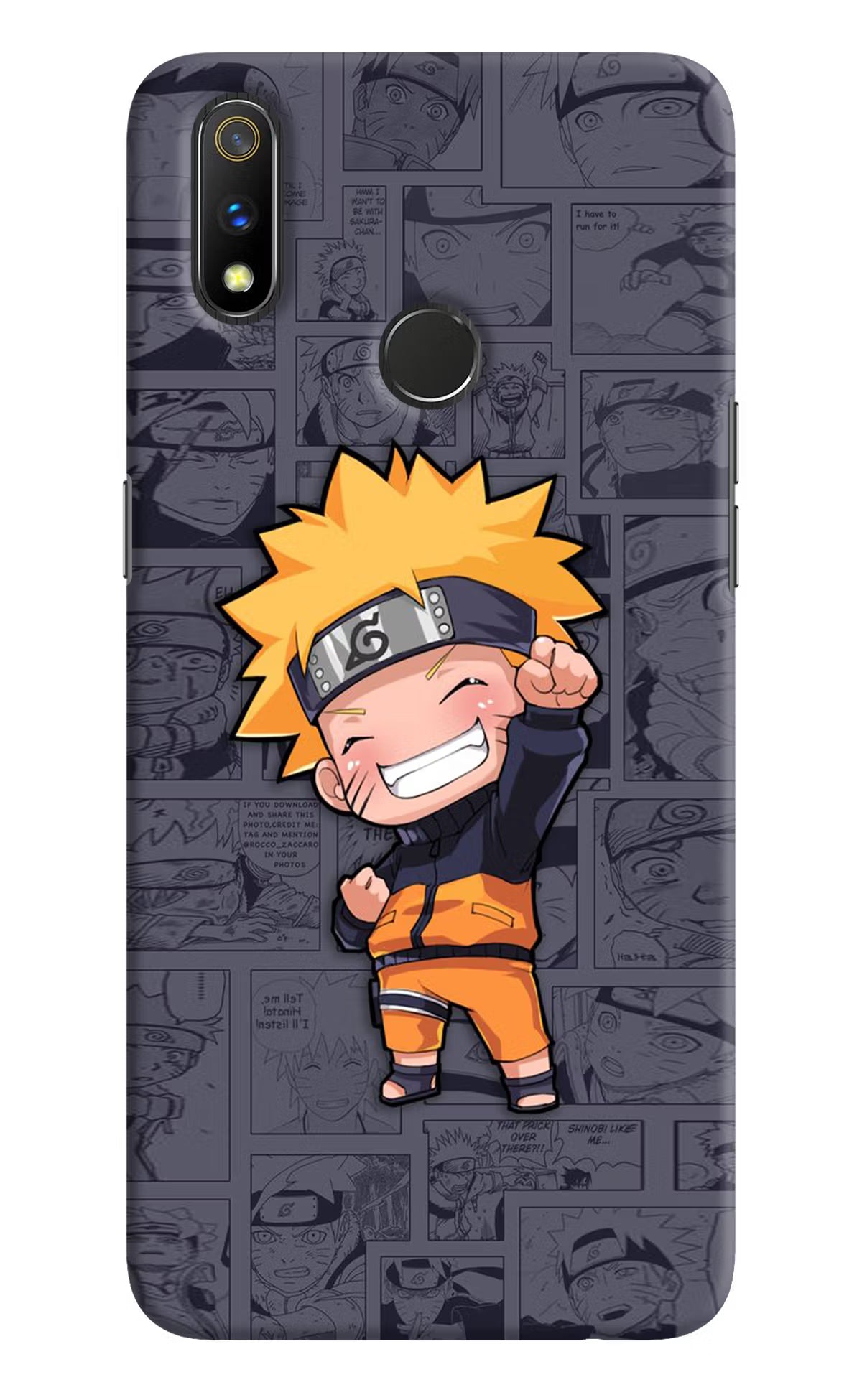 Chota Naruto Realme 3 Pro Hard Case Back Cover by Casekaro