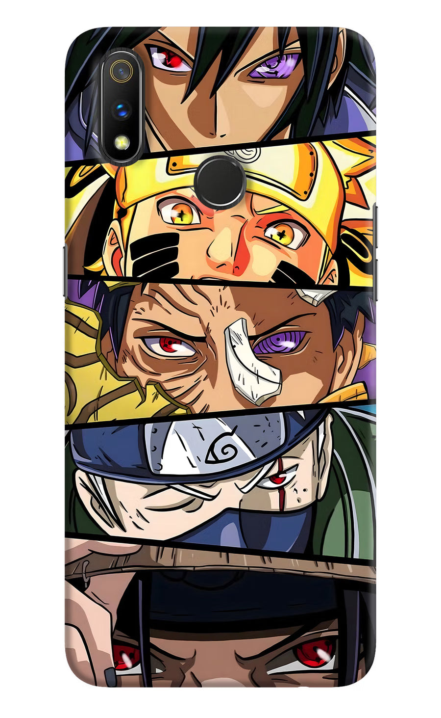 Naruto Character Realme 3 Pro Back Cover, Hard case