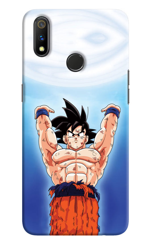 Goku Power Realme 3 Pro Hard Case Back Cover by Casekaro