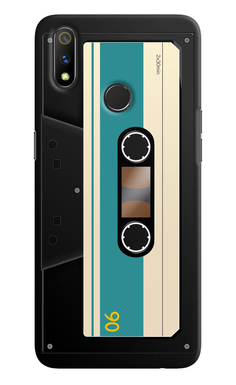 Cassette Realme 3 Pro Back Cover, Hard case