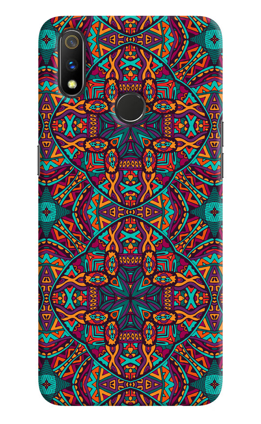 Colour Mandala Realme 3 Pro Hard Case Back Cover by Casekaro
