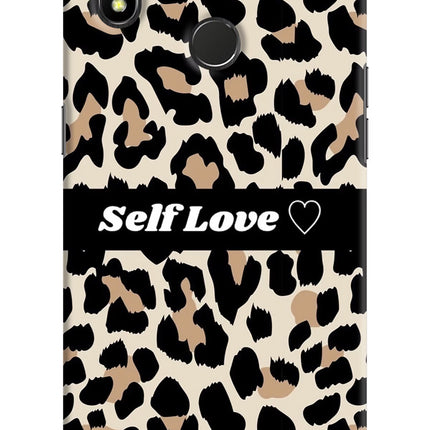 Leopard Print Self Love Realme 3 Pro Hard Case Back Cover by Casekaro