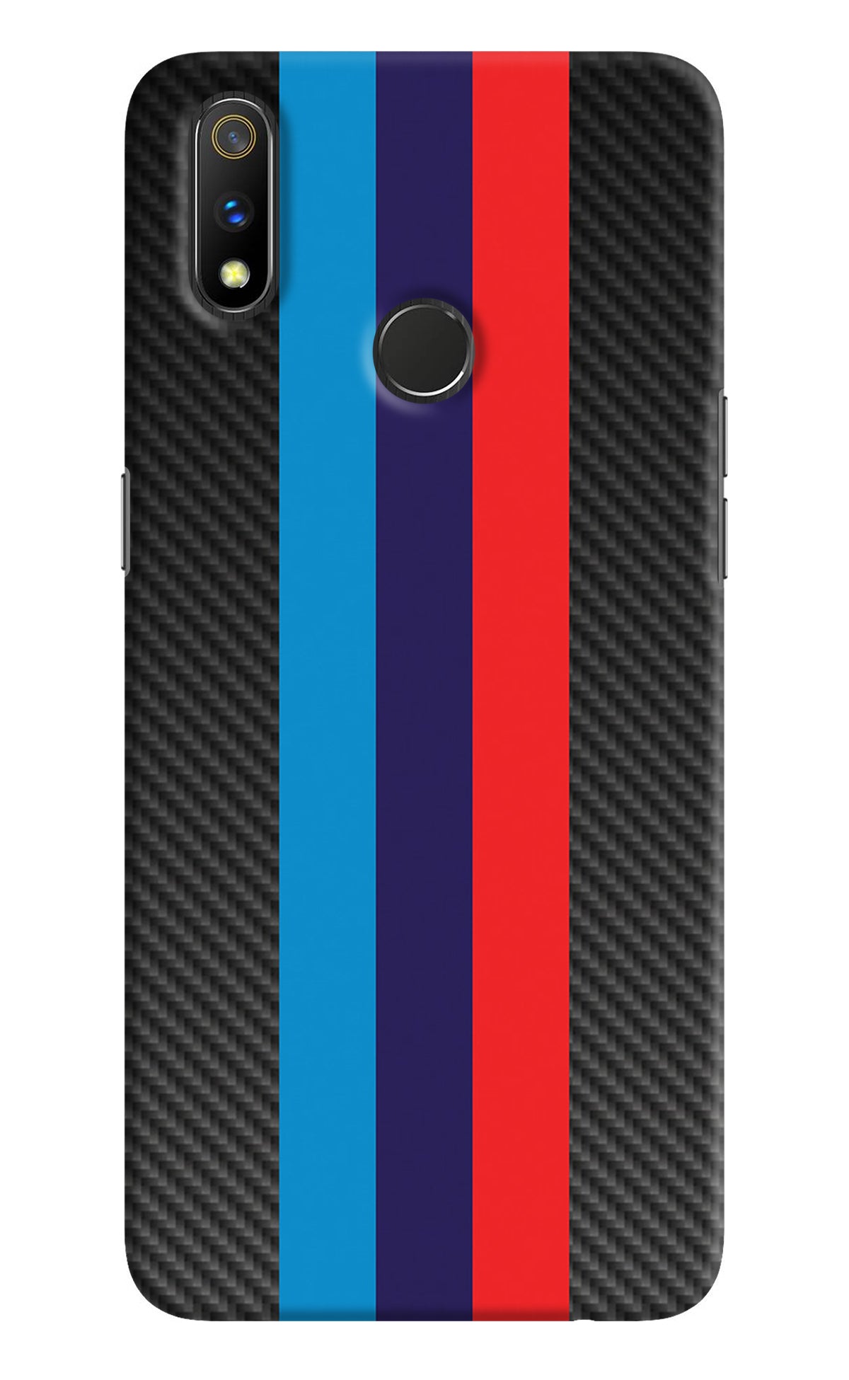 BMW Stripes Pattern Realme 3 Pro Back Cover