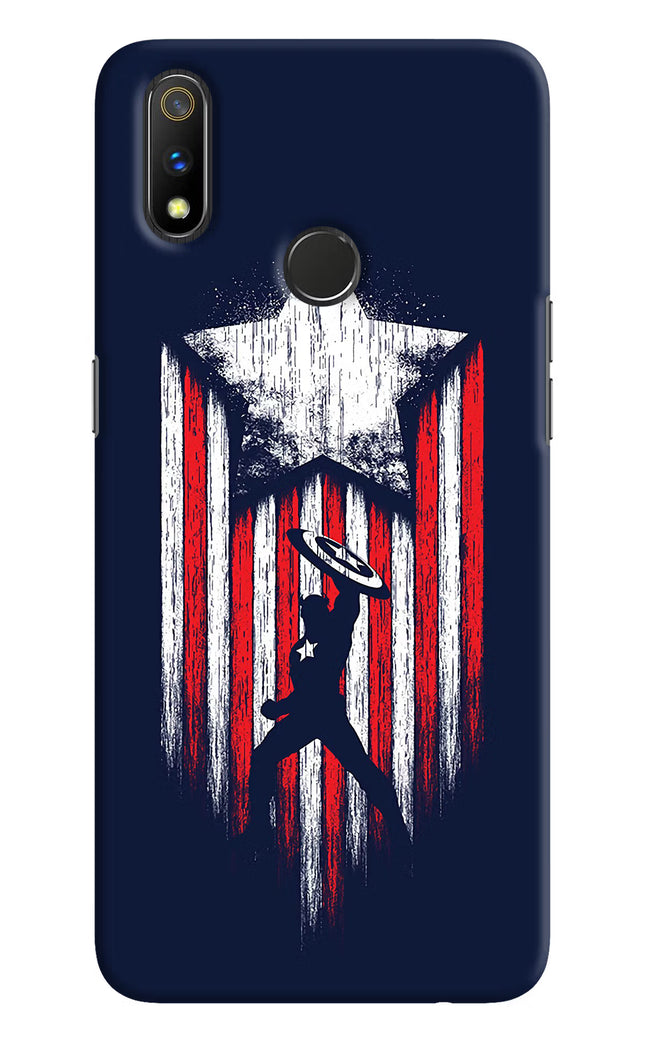 Captain America Marvel Art Realme 3 Pro Hard Case Back Cover by Casekaro