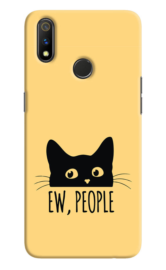 Ew People Catitude Realme 3 Pro Hard Case Back Cover by Casekaro