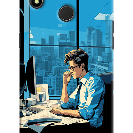 Focused Hustler (AI Generated) Realme 3 Pro Hard Case Back Cover by Casekaro