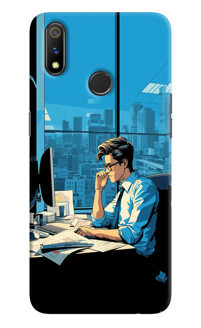 Focused Hustler (AI Generated) Realme 3 Pro Hard Case Back Cover by Casekaro