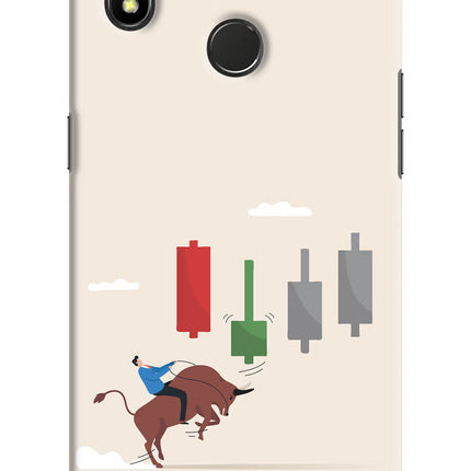 Bull Trading Momentum Realme 3 Pro Hard Case Back Cover by Casekaro