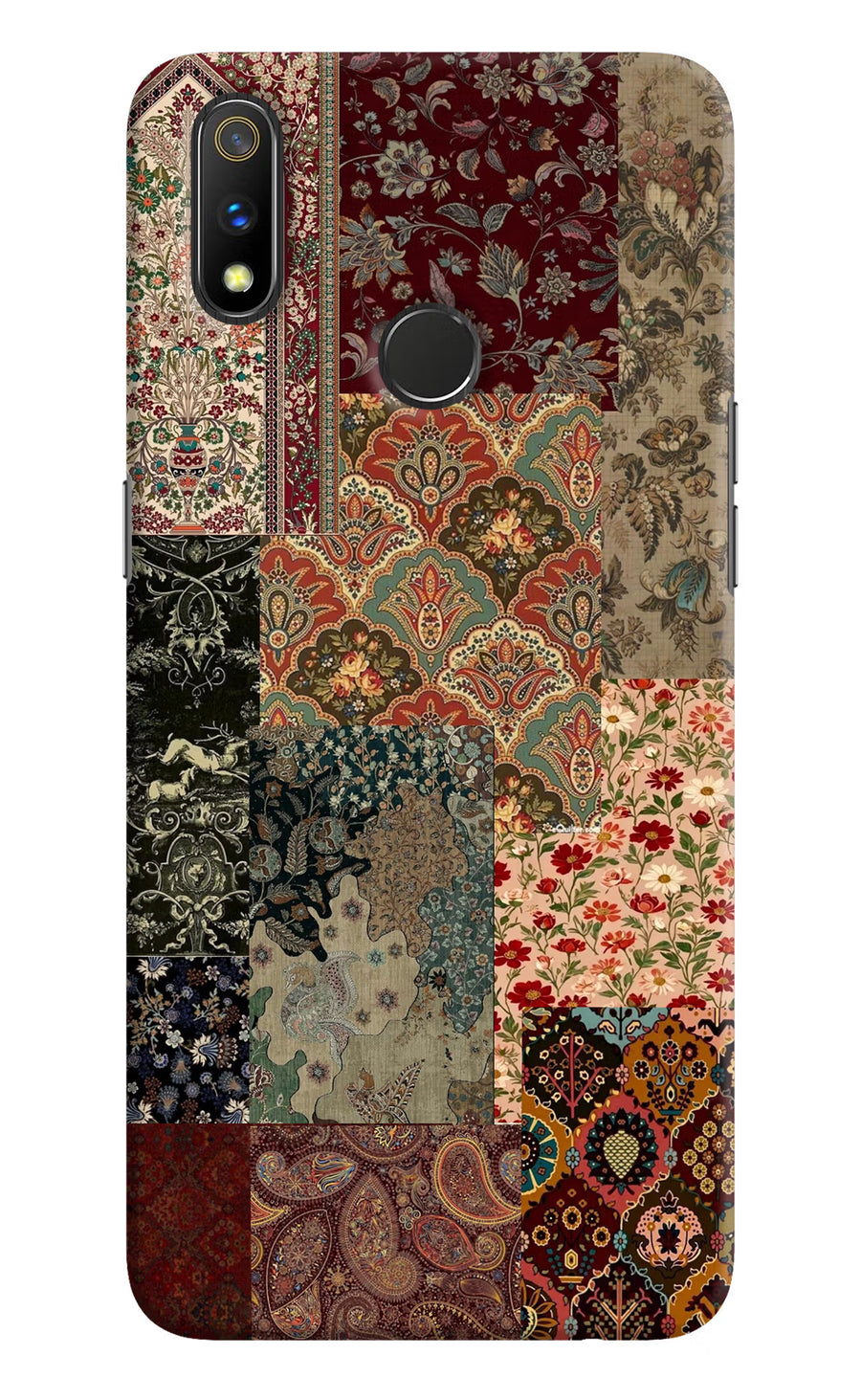 Desi Print Realme 3 Pro Back Cover, Hard case