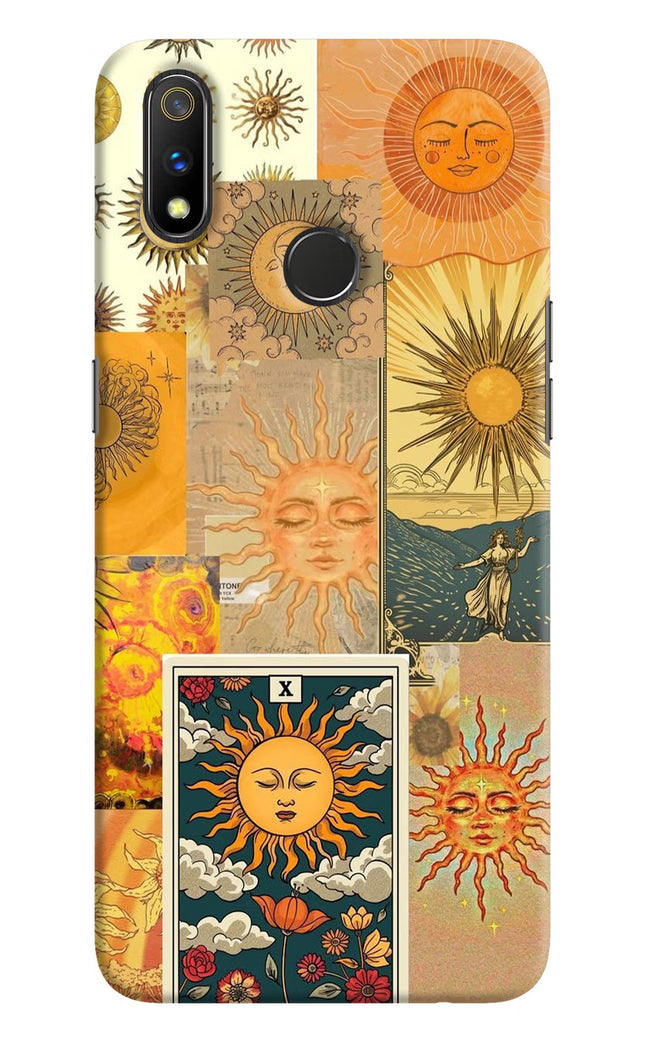 Sun Realme 3 Pro Hard Case Back Cover by Casekaro