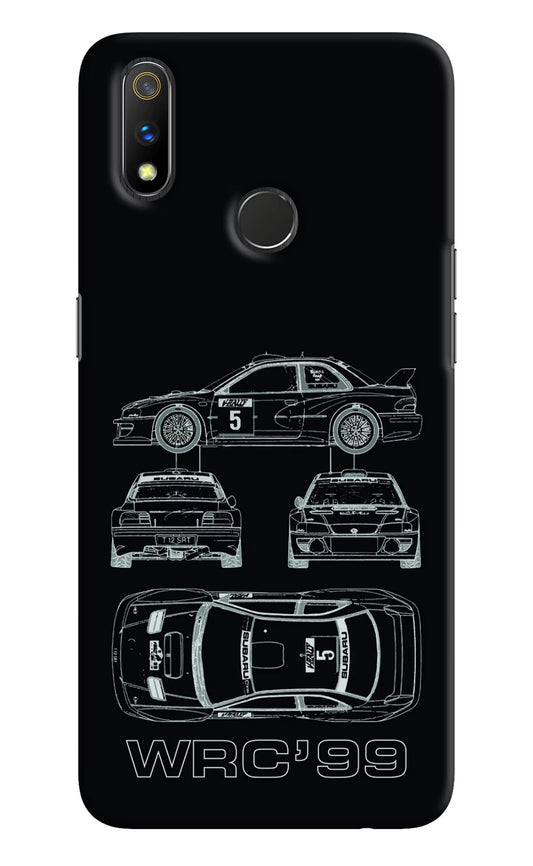 WRC'99 Realme 3 Pro Hard Case Back Cover by Casekaro