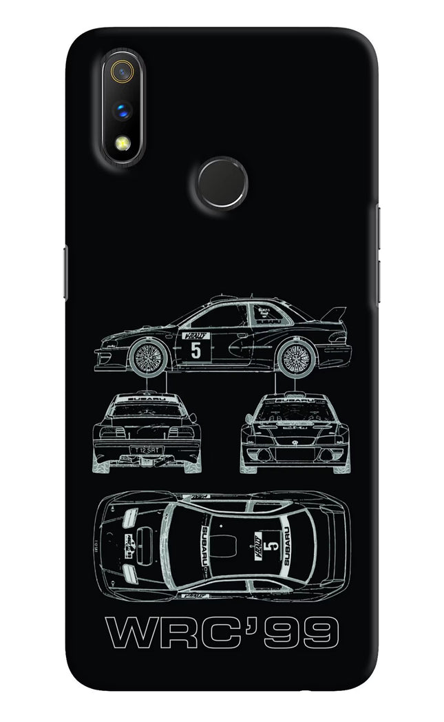 WRC'99 Realme 3 Pro Hard Case Back Cover by Casekaro