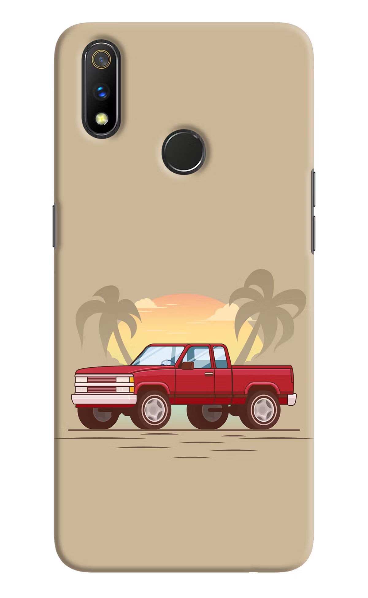 Desert Classic Drive Realme 3 Pro Hard Case Back Cover by Casekaro