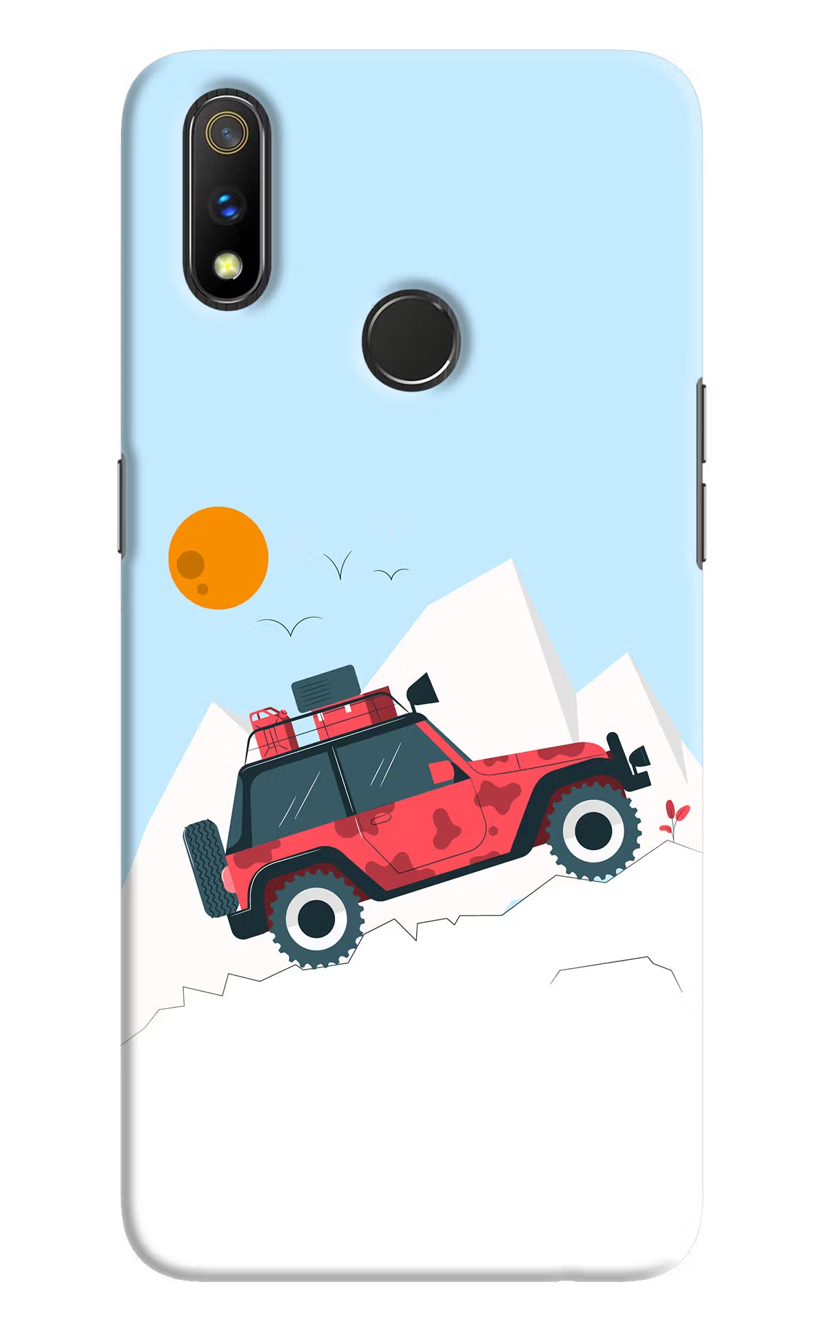 Mountain Trail Beast Realme 3 Pro Hard Case Back Cover by Casekaro