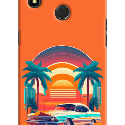 Palm Drive 80s Realme 3 Pro Hard Case Back Cover by Casekaro