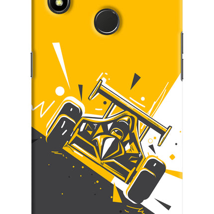 Track King Realme 3 Pro Hard Case Back Cover by Casekaro