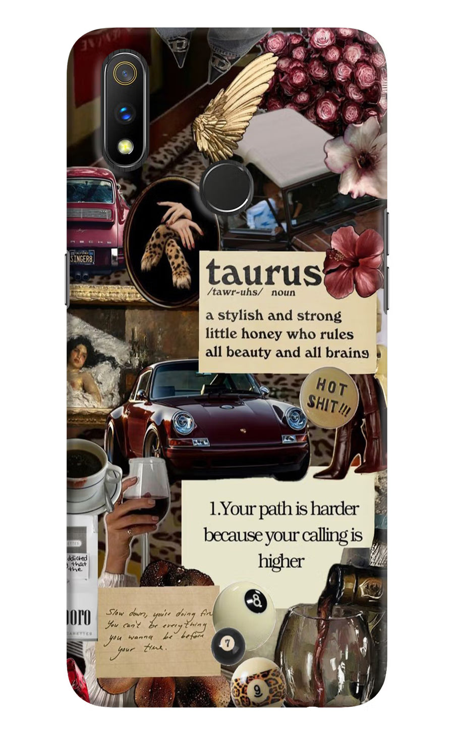 Taurus Zodiac Realme 3 Pro Back Cover, Hard case