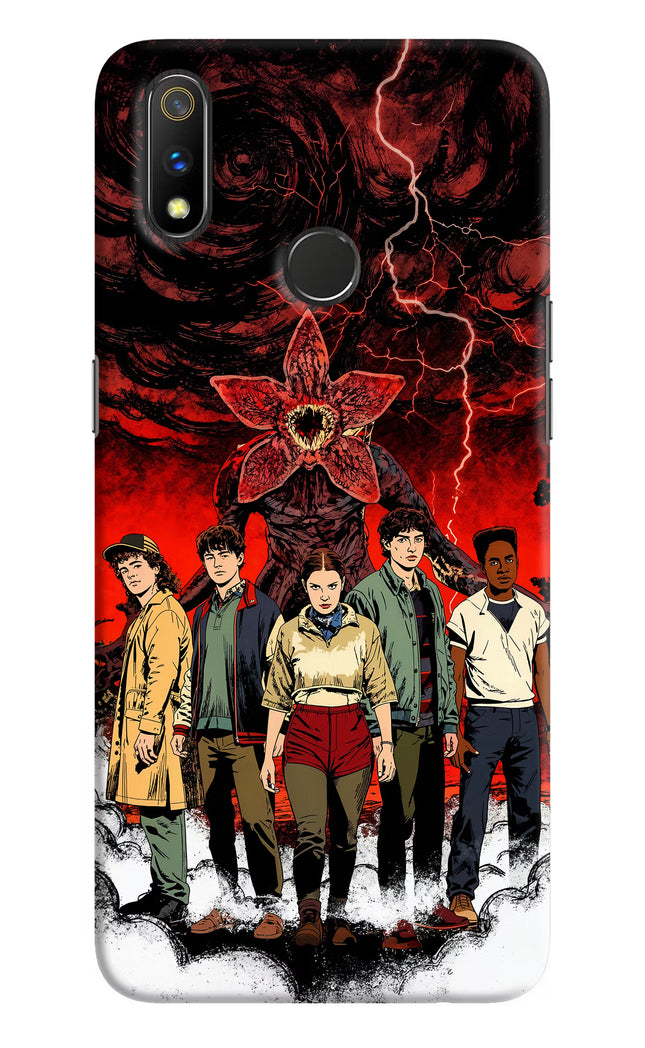 Ordinary Things Characters Realme 3 Pro Hard Case Back Cover by Casekaro
