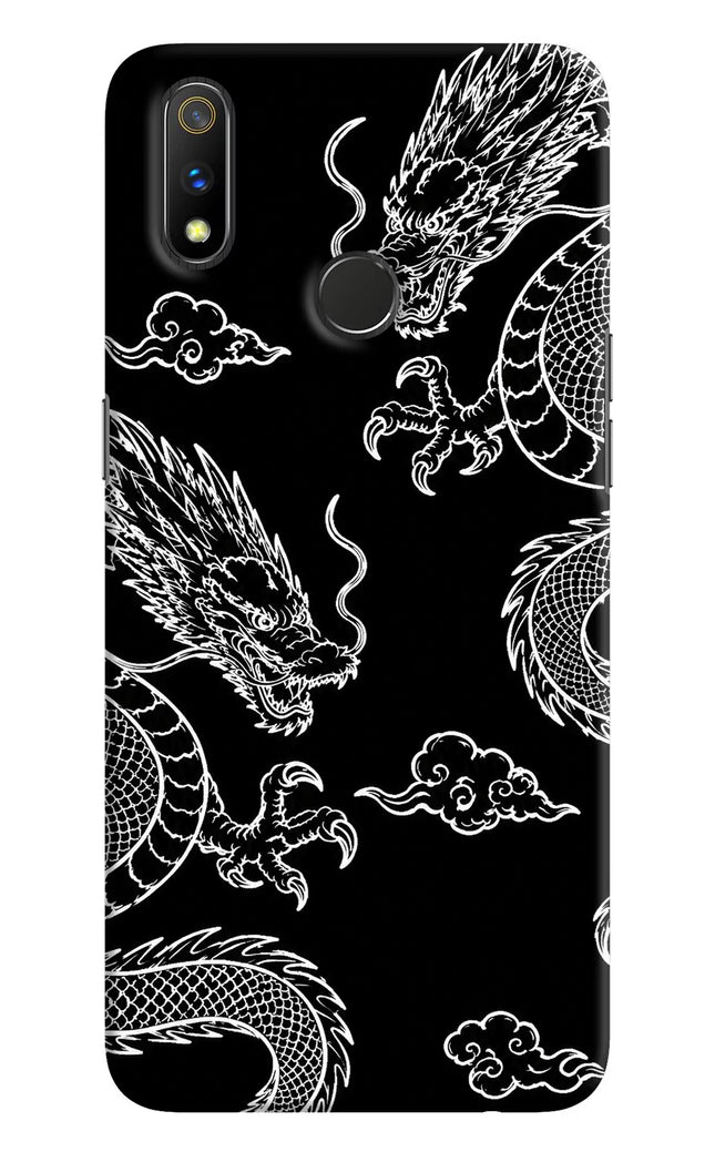 Twin Dragons Realme 3 Pro Hard Case Back Cover by Casekaro
