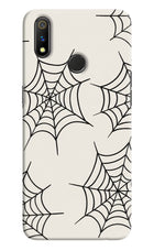 Spider Web Realme 3 Pro Hard Case Back Cover by Casekaro