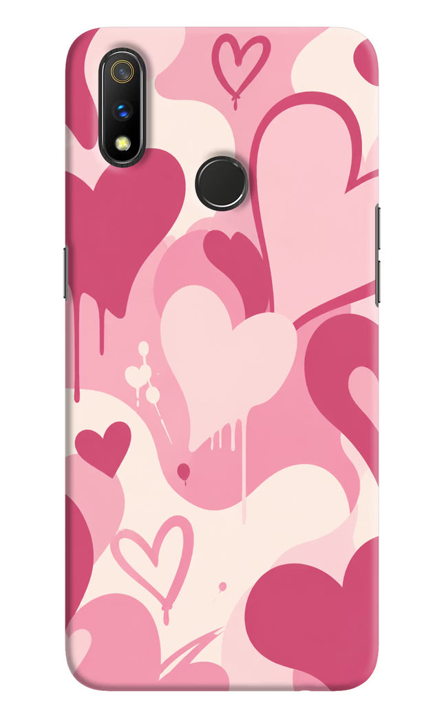 Hearty case Realme 3 Pro Hard Case Back Cover by Casekaro