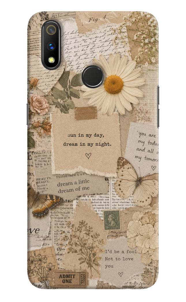 Vintage case Realme 3 Pro Hard Case Back Cover by Casekaro