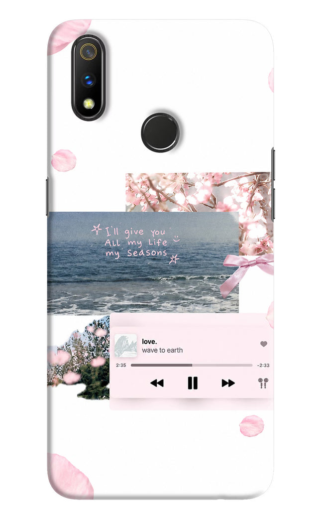 Wave to earth Realme 3 Pro Hard Case Back Cover by Casekaro