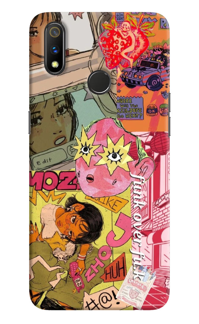 Funkover Realme 3 Pro Hard Case Back Cover by Casekaro