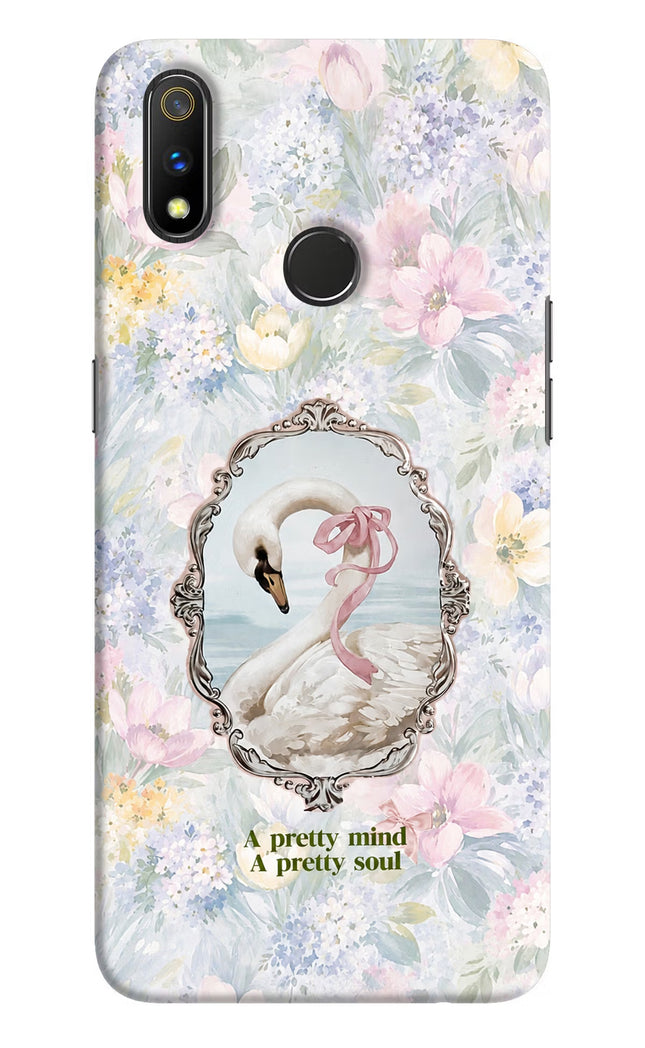 Pretty Mind Pretty Soul Realme 3 Pro Hard Case Back Cover by Casekaro