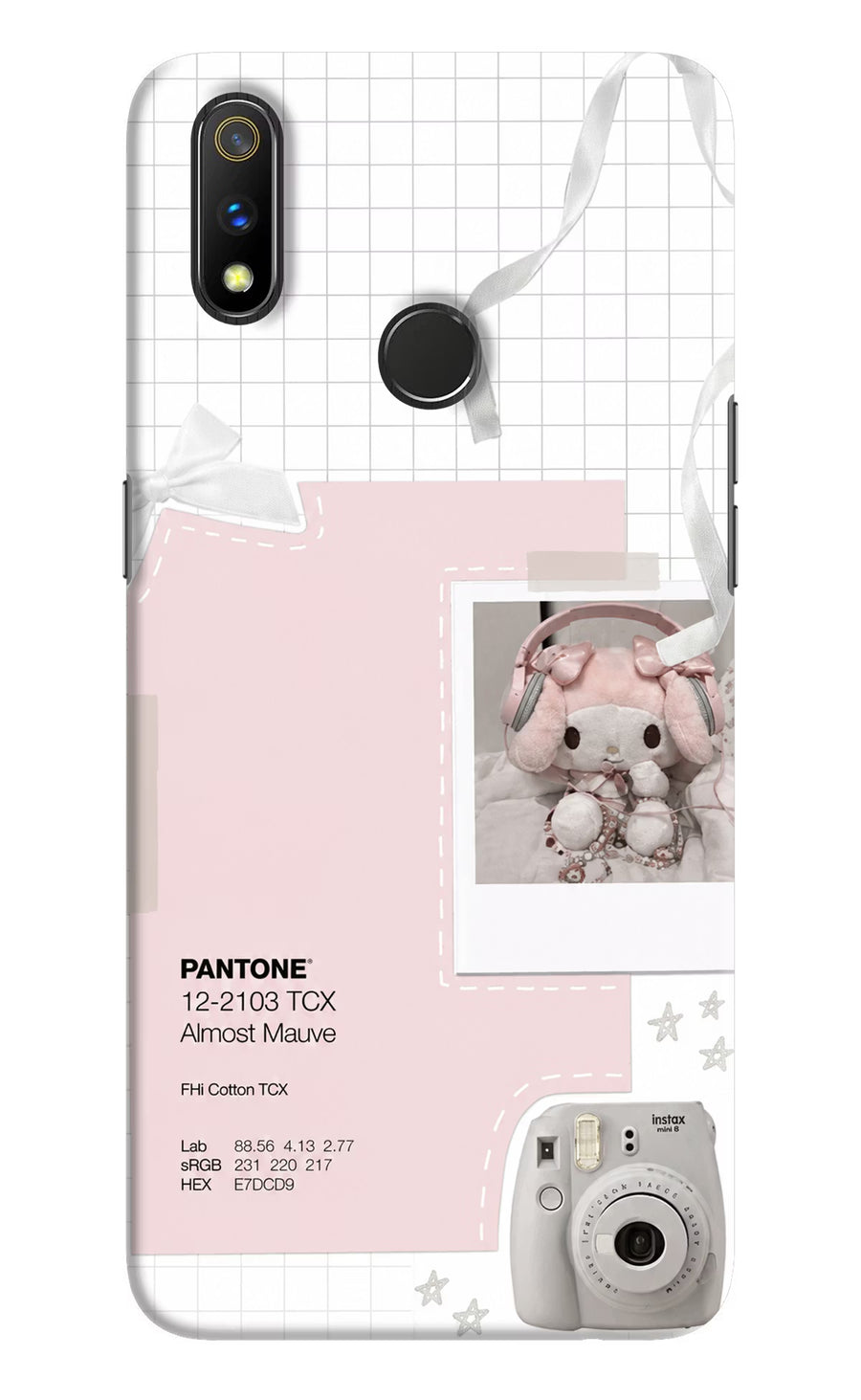 Pantone Asthetic Realme 3 Pro Back Cover, Hard case