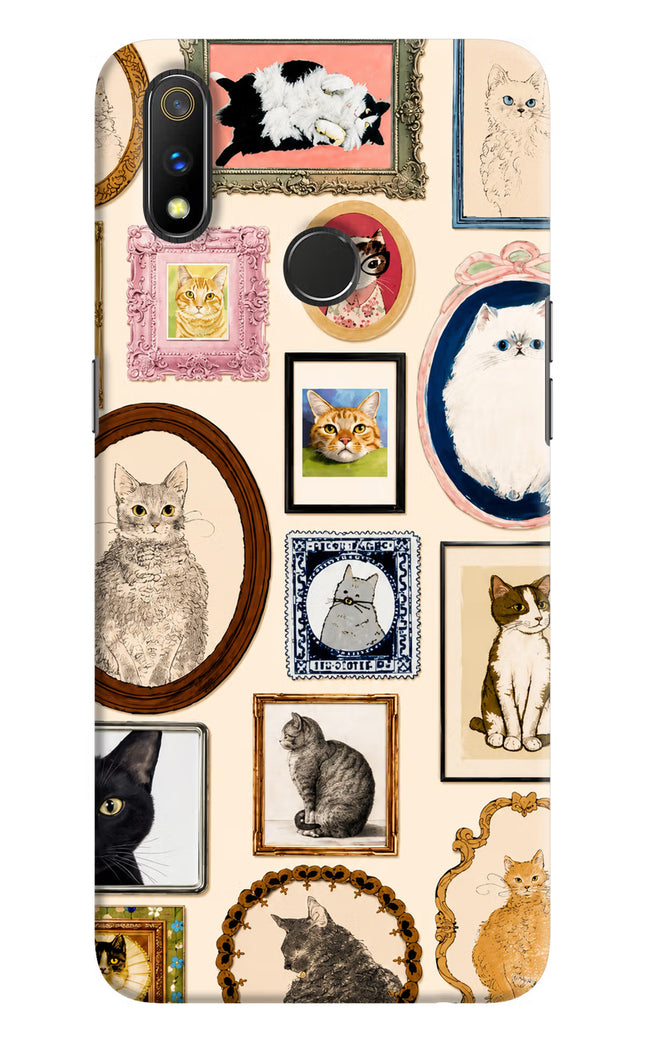 Mirror Cats Realme 3 Pro Hard Case Back Cover by Casekaro