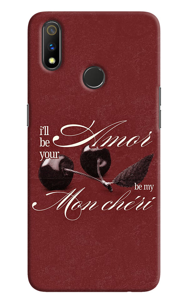 Velvet Cherry Realme 3 Pro Hard Case Back Cover by Casekaro