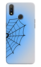 Blue Web Realme 3 Pro Hard Case Back Cover by Casekaro