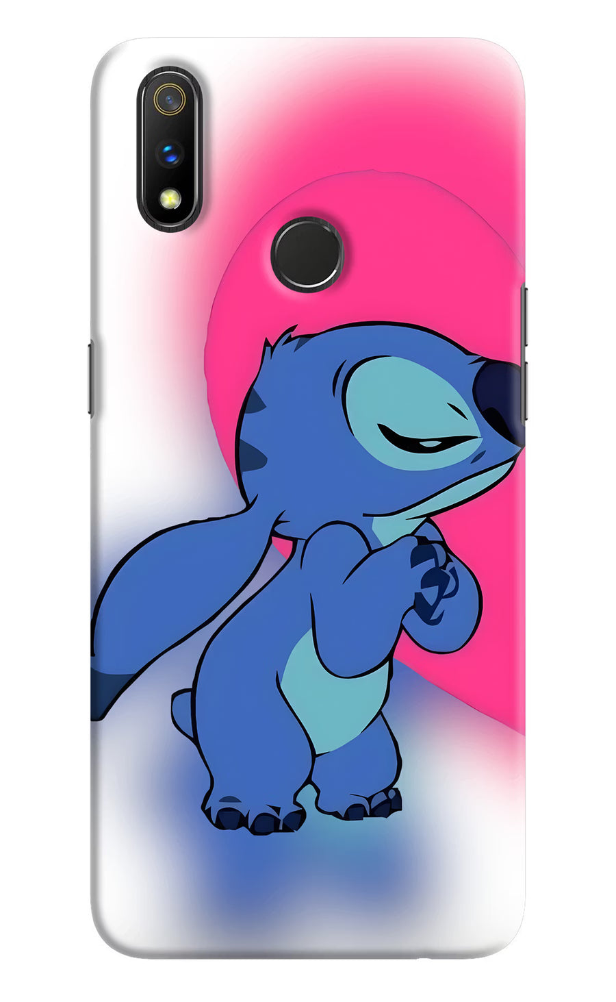 Stitch Hug Realme 3 Pro Back Cover, Hard case