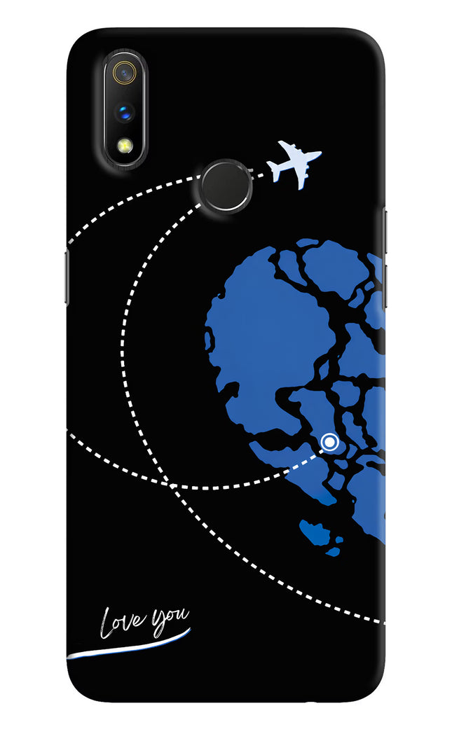 Love Orbit Realme 3 Pro Hard Case Back Cover by Casekaro
